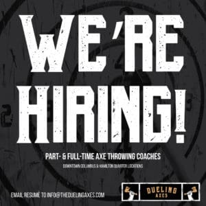 hiring axe throwing coach